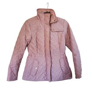 Cole Haan Blush Pink Quilted Jacket Coat NWT, Size XS